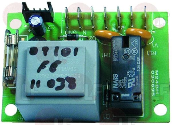 ELECTRONIC CIRC.BOARD RELAY 24V 72x50 mm