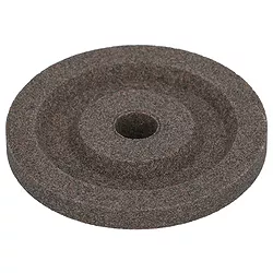 Piatra abraziva ø 50mm grosime 8mm ø perforare 8mm granulare fin cu muchie teșită, cu butuc