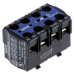 contact auxiliar racord racord cu șurub AC15 6A