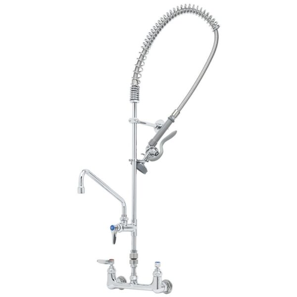 "Pre-Rinse w/ Add-On Faucet, Wall Mount, 8"" "