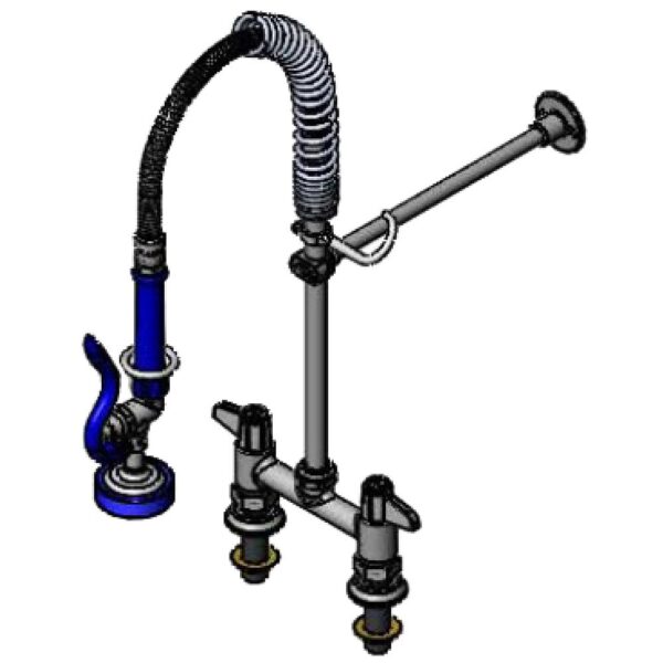 "UK Mini Pre-Rinse, 6"" Deck Mount Faucet, UK-0107