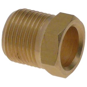 Racord de fixare filet 3/8" alamă L 20mm DC 17