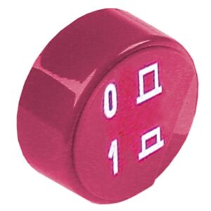 buton roșu ø 23mm ON-OFF  -