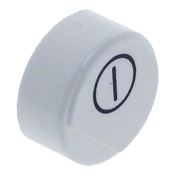 buton alb ø 23mm comutator principal  -