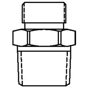 544262.jpeg Adapter Fitting, 3/8-18NPT-M x 9/16-24UN Male