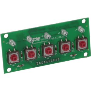 PUSH-BUTTON BOARD 5 BUTTONS
