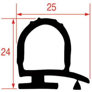 garnitură cameră frigorifică profil 9980 P 6m