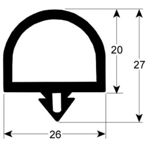 garnitură cameră frigorifică profil 9991 P 6m